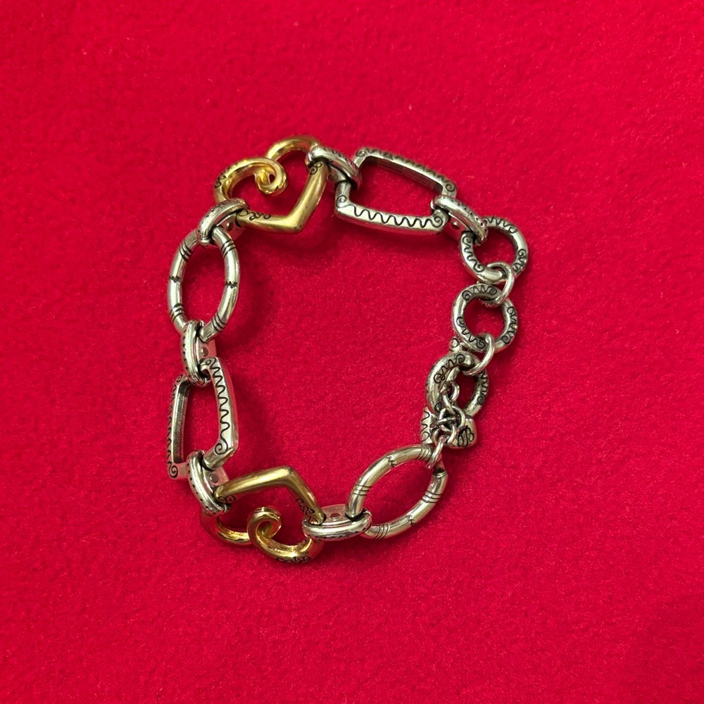 Brighton Two-Tone Silver and Gold Bracelet